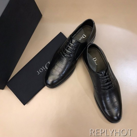 Dior 2020 Mens Leather Oxford Shoes