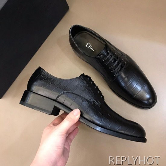 Dior 2020 Mens Leather Oxford Shoes