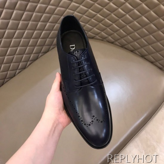 Dior 2020 Mens Leather Oxford Shoes