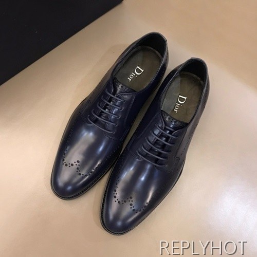 Dior 2020 Mens Leather Oxford Shoes