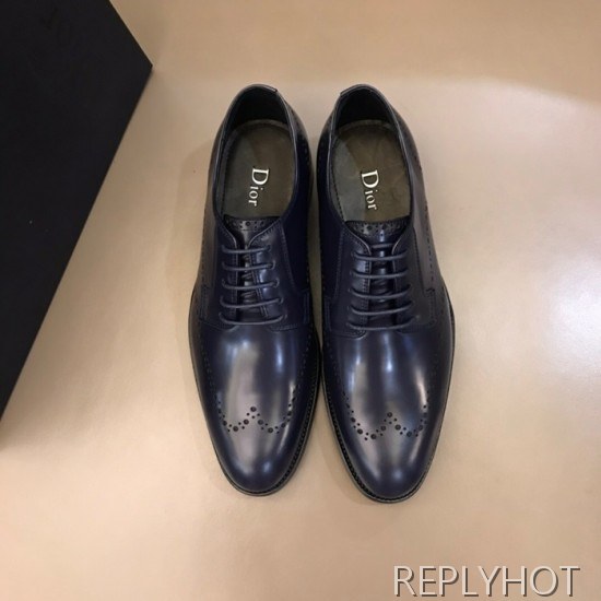 Dior 2020 Mens Leather Oxford Shoes