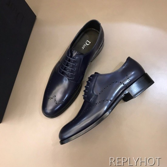 Dior 2020 Mens Leather Oxford Shoes