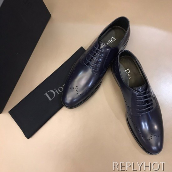 Dior 2020 Mens Leather Oxford Shoes