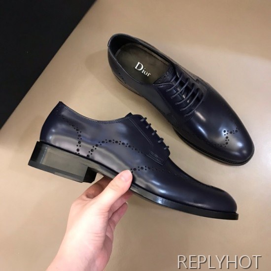 Dior 2020 Mens Leather Oxford Shoes