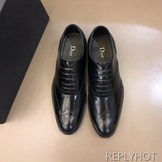 Dior 2020 Mens Leather Oxford Shoes