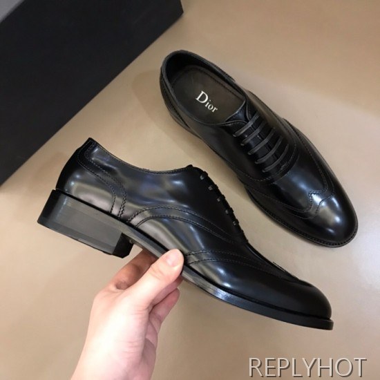 Dior 2020 Mens Leather Oxford Shoes