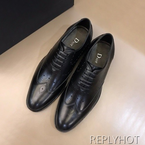 Dior 2020 Mens Leather Oxford Shoes