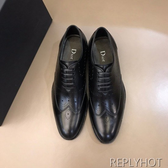 Dior 2020 Mens Leather Oxford Shoes