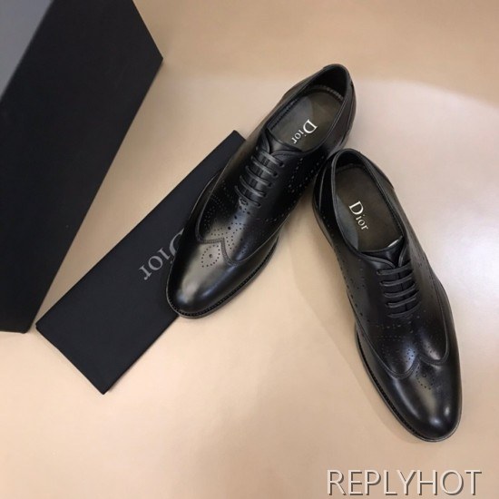 Dior 2020 Mens Leather Oxford Shoes