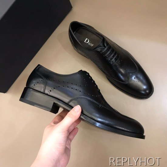 Dior 2020 Mens Leather Oxford Shoes
