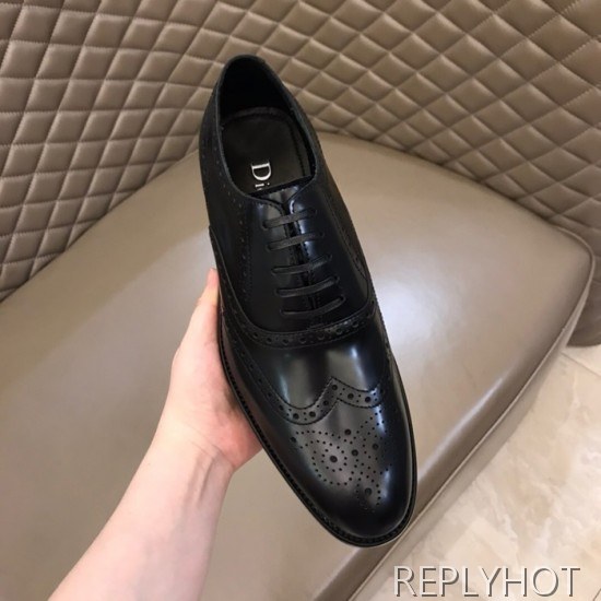 Dior 2020 Mens Leather Oxford Shoes