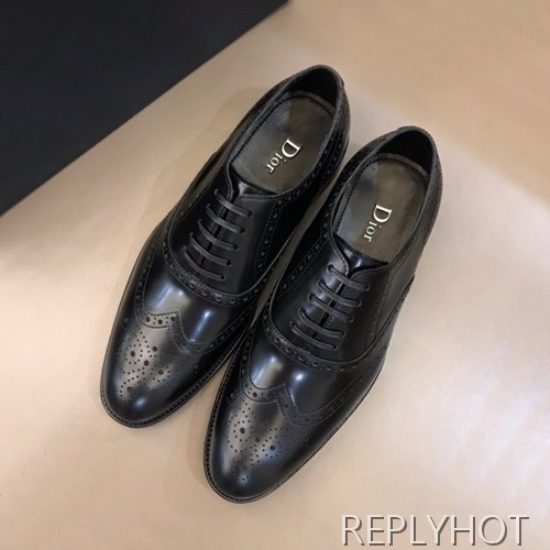 Dior 2020 Mens Leather Oxford Shoes