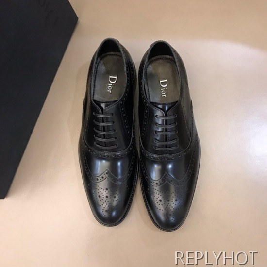 Dior 2020 Mens Leather Oxford Shoes