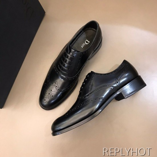 Dior 2020 Mens Leather Oxford Shoes