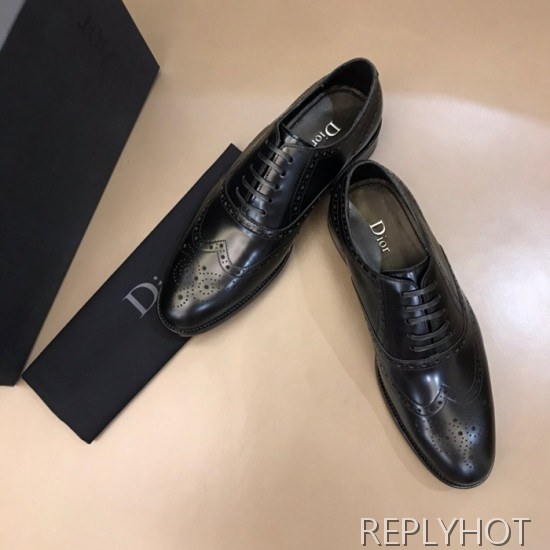 Dior 2020 Mens Leather Oxford Shoes