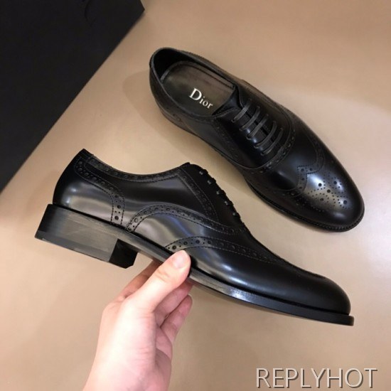 Dior 2020 Mens Leather Oxford Shoes