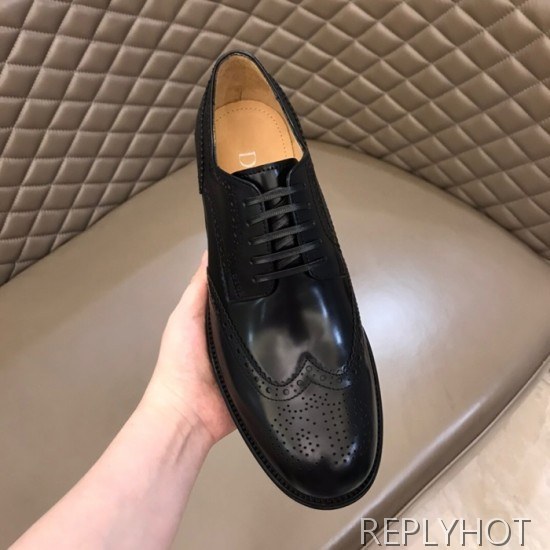 Dior 2020 Mens Leather Oxford Shoes