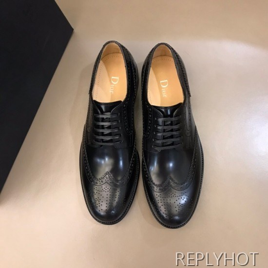 Dior 2020 Mens Leather Oxford Shoes