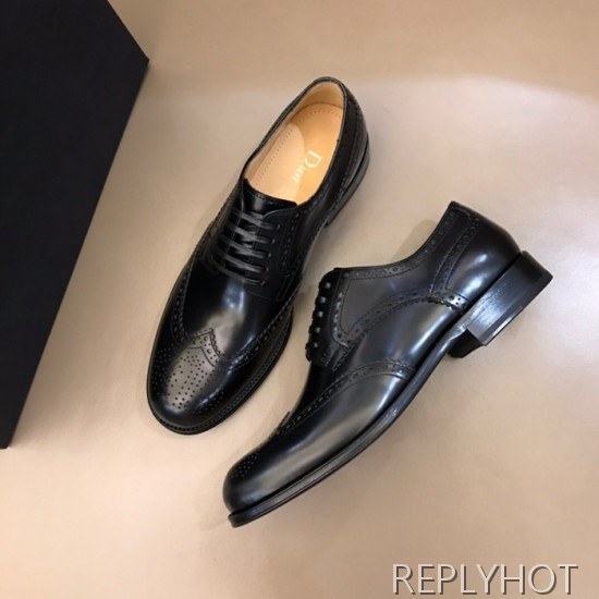 Dior 2020 Mens Leather Oxford Shoes