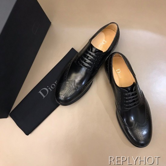 Dior 2020 Mens Leather Oxford Shoes