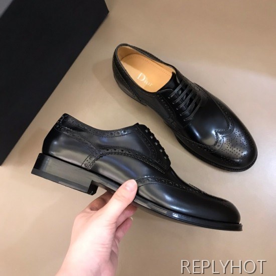 Dior 2020 Mens Leather Oxford Shoes