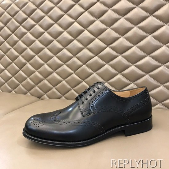 Dior 2020 Mens Leather Oxford Shoes