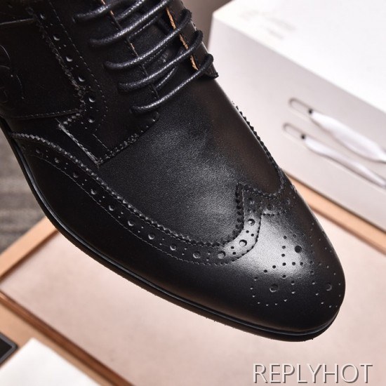 Gucci 2020 Mens Leather Oxford Shoes