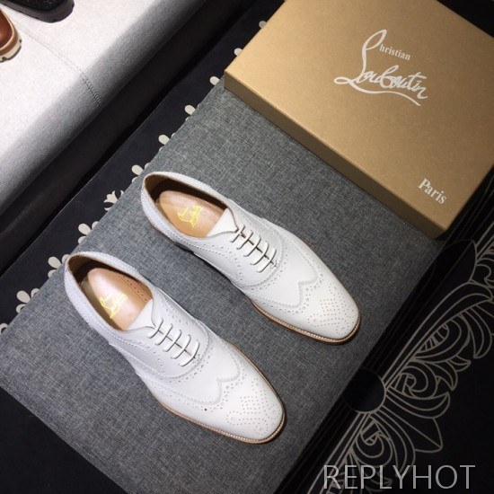 Christian Loubutin 2020 Mens Leather Shoes