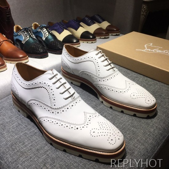 Christian Loubutin 2020 Mens Leather Shoes