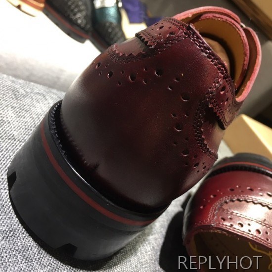 Christian Loubutin 2020 Mens Leather Shoes