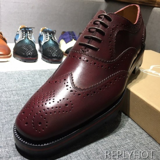 Christian Loubutin 2020 Mens Leather Shoes