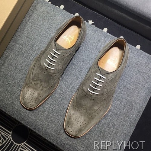 Christian Loubutin 2020 Mens Leather Shoes