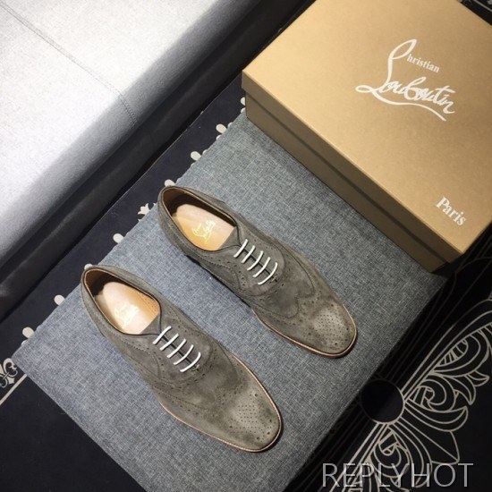 Christian Loubutin 2020 Mens Leather Shoes