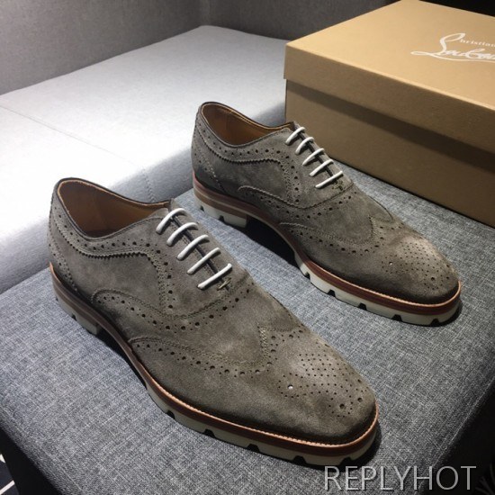 Christian Loubutin 2020 Mens Leather Shoes