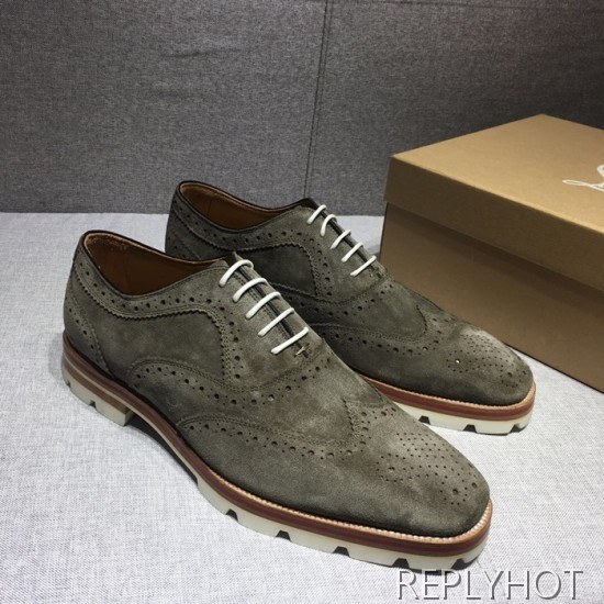 Christian Loubutin 2020 Mens Leather Shoes