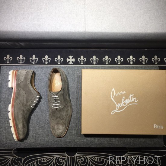 Christian Loubutin 2020 Mens Leather Shoes