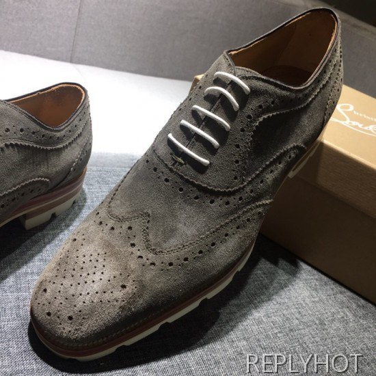 Christian Loubutin 2020 Mens Leather Shoes