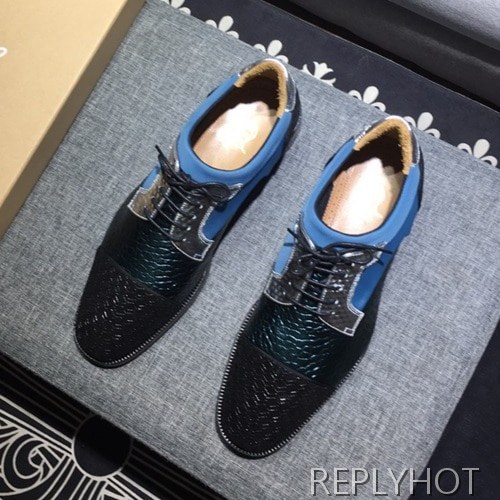 Christian Loubutin 2020 Mens Leather Shoes