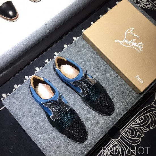 Christian Loubutin 2020 Mens Leather Shoes