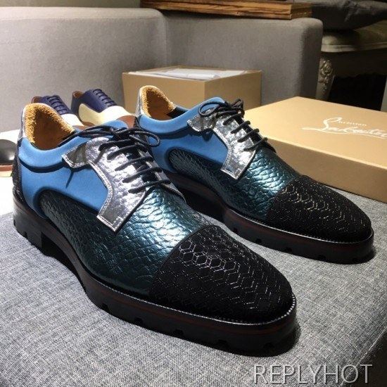 Christian Loubutin 2020 Mens Leather Shoes