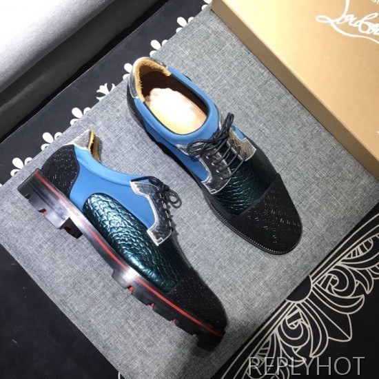 Christian Loubutin 2020 Mens Leather Shoes