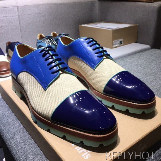 Christian Loubutin 2020 Mens Leather Shoes