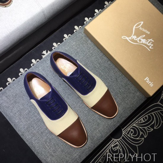 Christian Loubutin 2020 Mens Leather Shoes