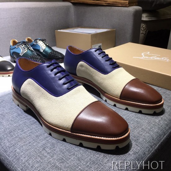 Christian Loubutin 2020 Mens Leather Shoes