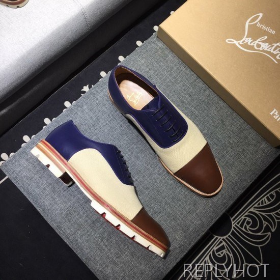 Christian Loubutin 2020 Mens Leather Shoes