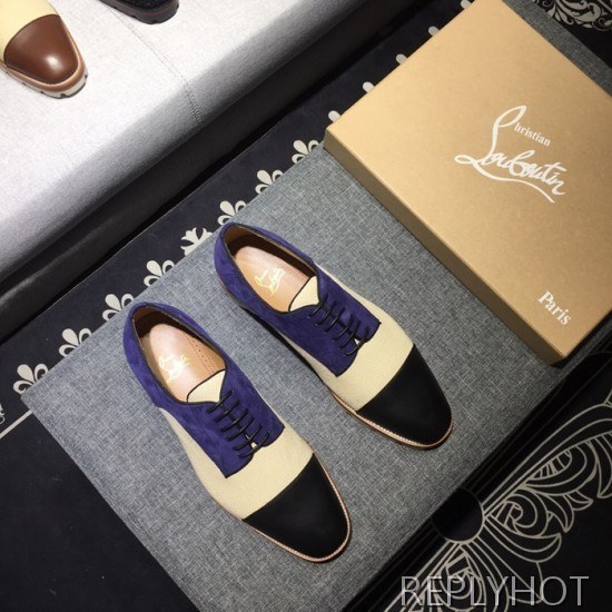 Christian Loubutin 2020 Mens Leather Shoes