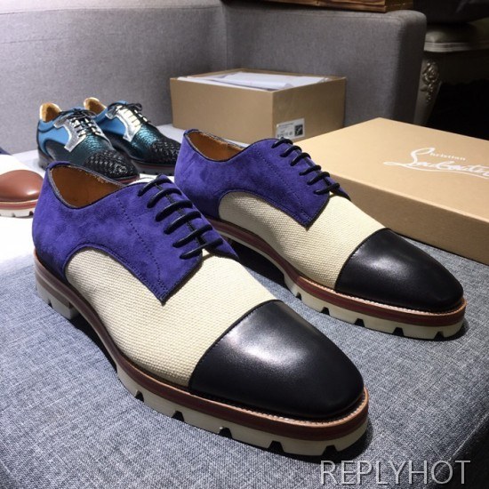 Christian Loubutin 2020 Mens Leather Shoes