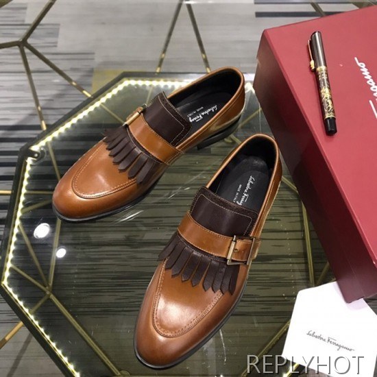 Ferragamo 2020 Mens Leather Shoes