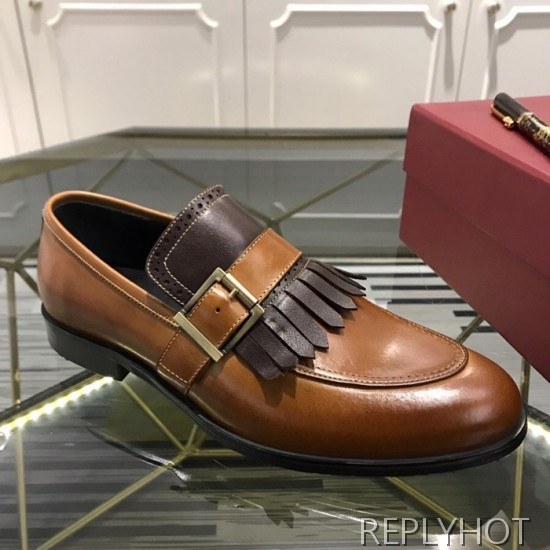 Ferragamo 2020 Mens Leather Shoes
