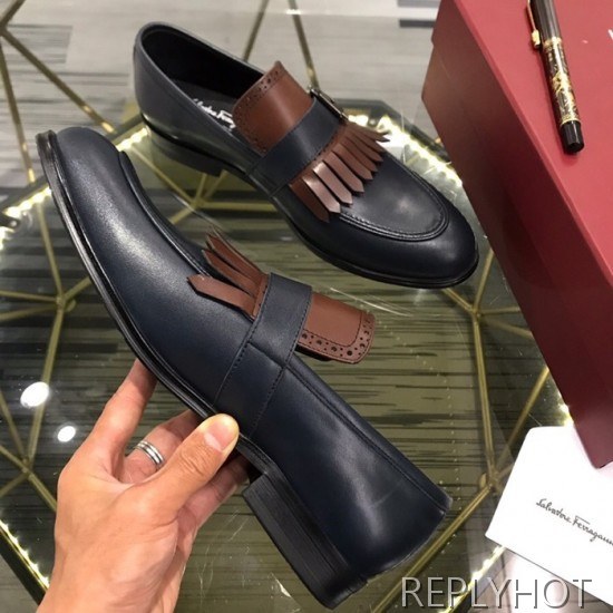 Ferragamo 2020 Mens Leather Shoes